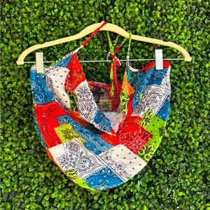 Bandana crop-top